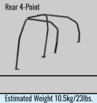 Picture of Cusco Chrmly Roll Cage 4 Pt Rear Toyota Corolla GTS AE86 2-3 Dr *NON-SUNROOF* S-O - No Cancel
