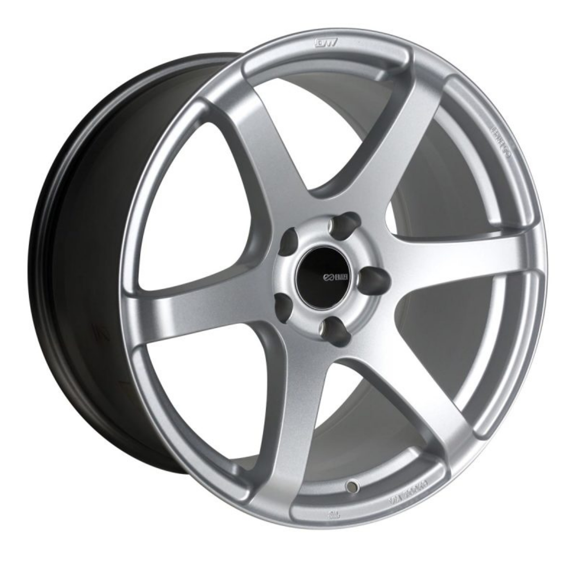 Picture of Enkei T6S 18x8 45mm Offset 5x100 Bolt Pattern 72-6 Bore Matte Silver Wheel