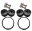 Picture of Torque Solution Billet Bumper Quick Release Kit Black: Universal