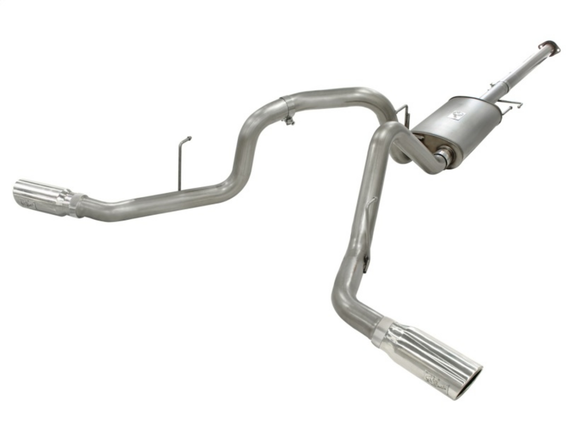 Picture of aFe MACHForce XP Exhausts 3inSS Dual Side Exit Cat-Back 11-14 Ford F150 Ecoboost V6-3-5L TT