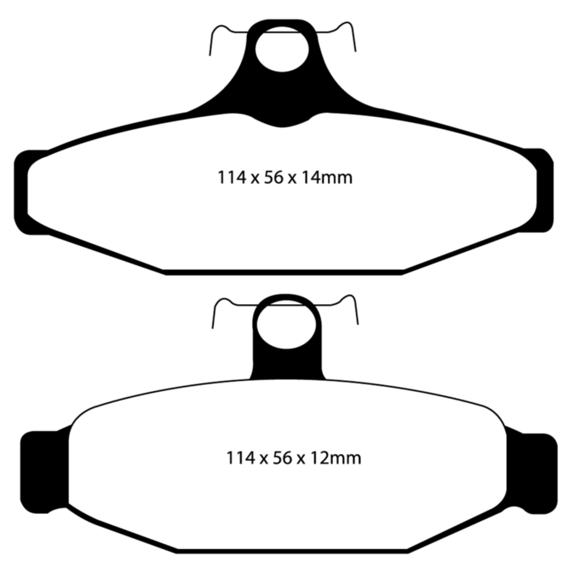 Picture of EBC 90-00 Aston Martin Vantage 5-3 Twin SuperchargedAP Bluestuff Rear Brake Pads