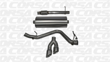 Picture of Corsa 14-19 GMC Sierra-Chevy Silv 1500 Reg- Cab-Long Bed 5-3L V8 Polished  Single Side CB Exhaust