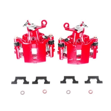 Picture of Power Stop 03-05 Jaguar S-Type Rear Red Calipers w-Brackets - Pair