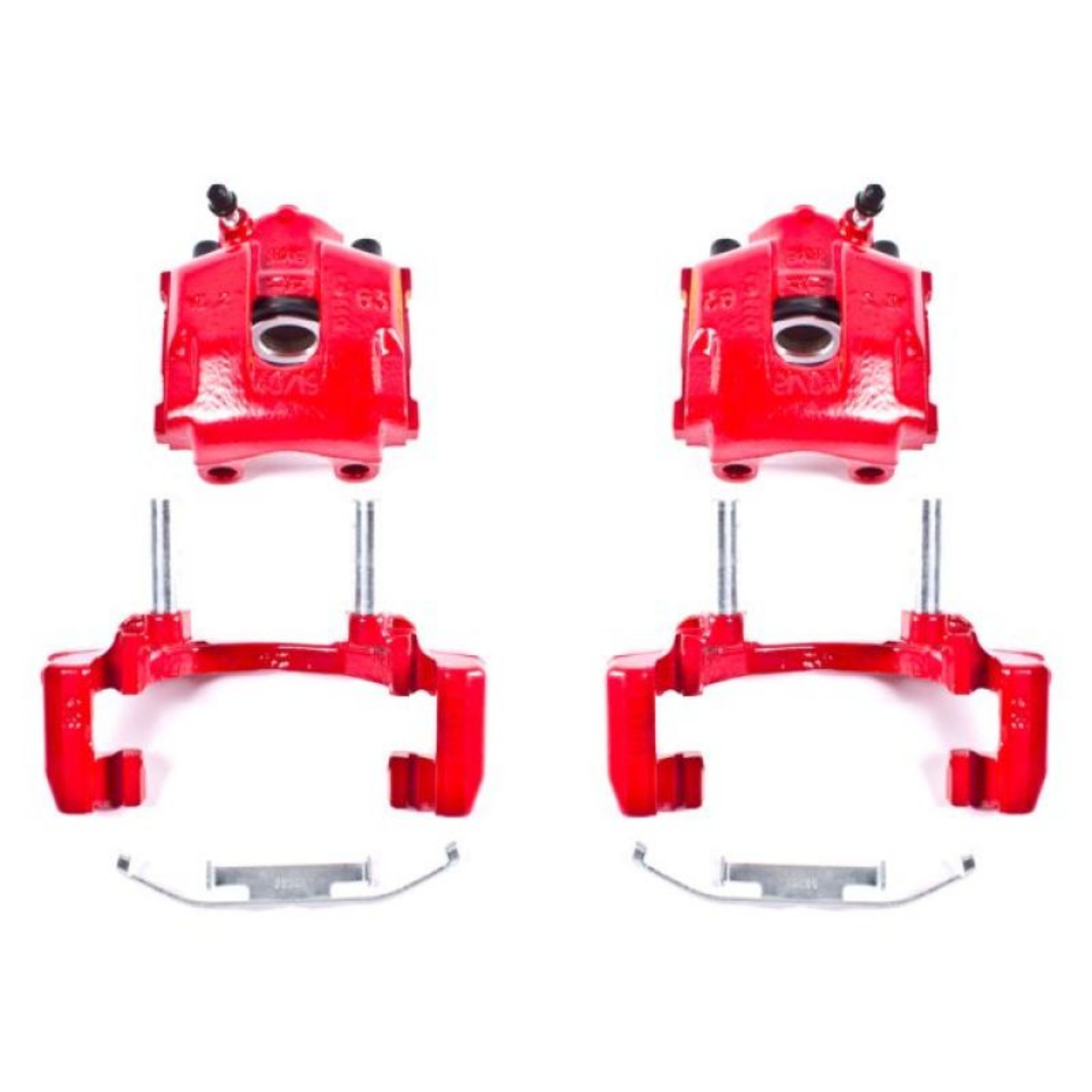 Picture of Power Stop 2000 BMW 323Ci Rear Red Calipers w-Brackets - Pair