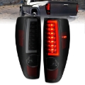 Picture of ANZO 2004-2012 Chevrolet Colorado- GMC Canyon LED Tail Lights w- Light Bar Black Housing Smoke Lens