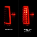 Picture of ANZO 2004-2012 Chevrolet Colorado- GMC Canyon LED Tail Lights w- Light Bar Chrome Housing Red-Clear