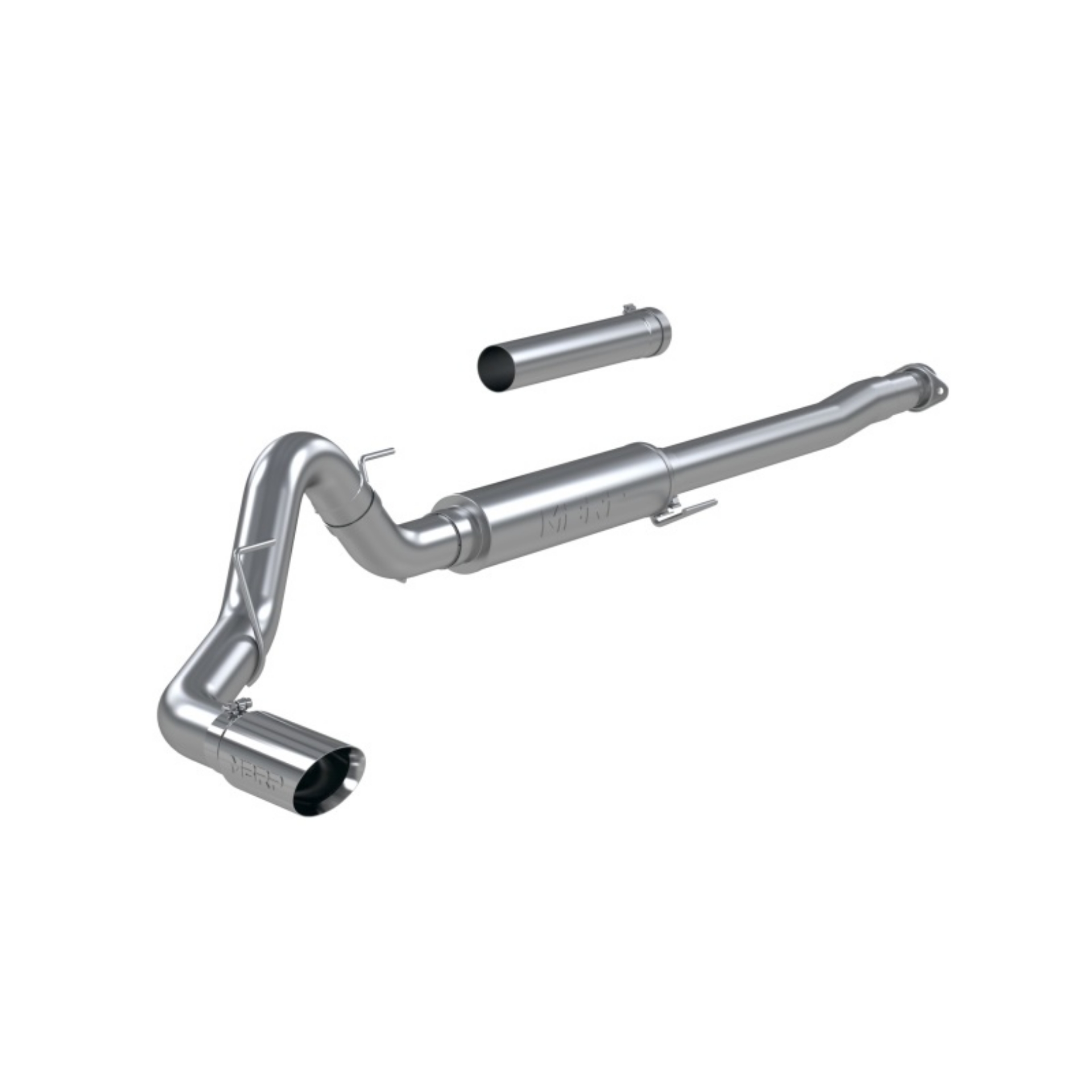 Picture of MBRP 2021+ Ford F150 2-7L-3-5L-5-0L 4in T304 Stainless Steel Cat-Back - RACE VERSION