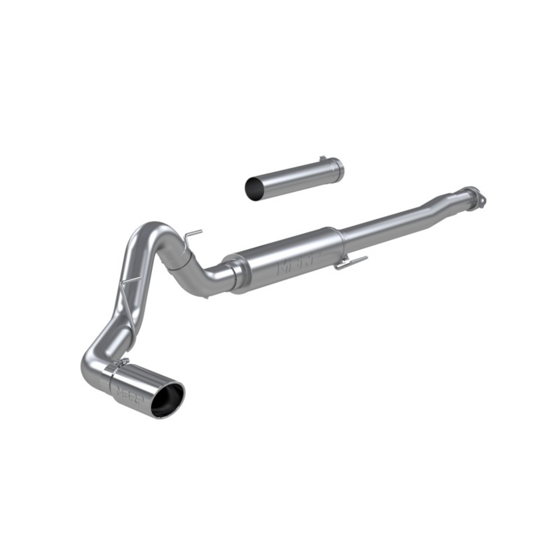 Picture of MBRP 2021+ Ford F150 2-7L-3-5L-5-0L 4in Aluminized Steel Cat-Back - RACE VERSION