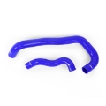 Picture of Mishimoto 05-07 Ford 6-0L Powerstroke Coolant Hose Kit Twin I-Beam Chassis Blue