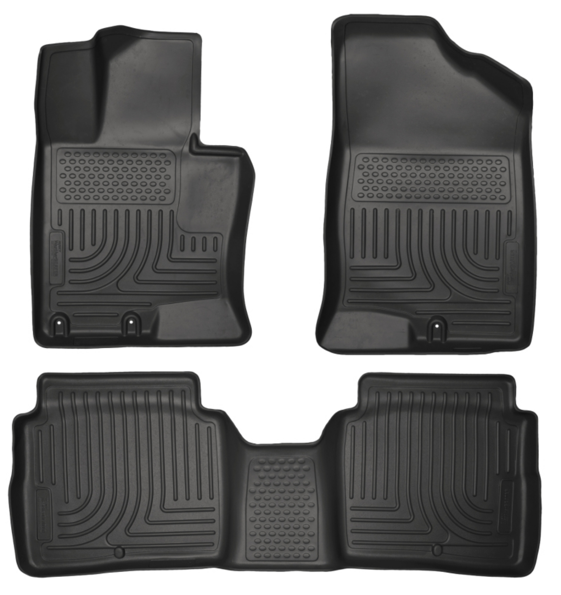 Picture of Husky Liners 11-14 Kia Optima Weatherbeater Black Front & 2nd Seat Floor Liners