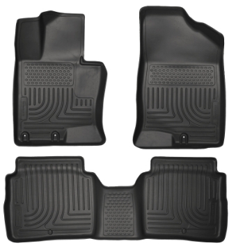 Picture of Husky Liners 11-14 Kia Optima Weatherbeater Black Front & 2nd Seat Floor Liners
