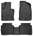 Picture of Husky Liners 11-14 Kia Optima Weatherbeater Black Front & 2nd Seat Floor Liners