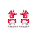 Picture of Power Stop 06-11 Acura CSX Rear Red Calipers w-Brackets - Pair