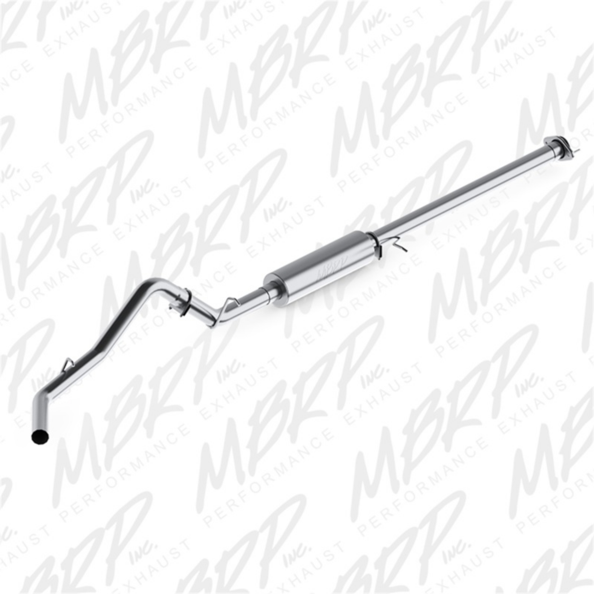 Picture of MBRP 2007-2008 Chev-GMC 1500 CC EC 6ft6in bed 4-8-5-3L 3in Cat Back Single Side AL P Series Exhaust