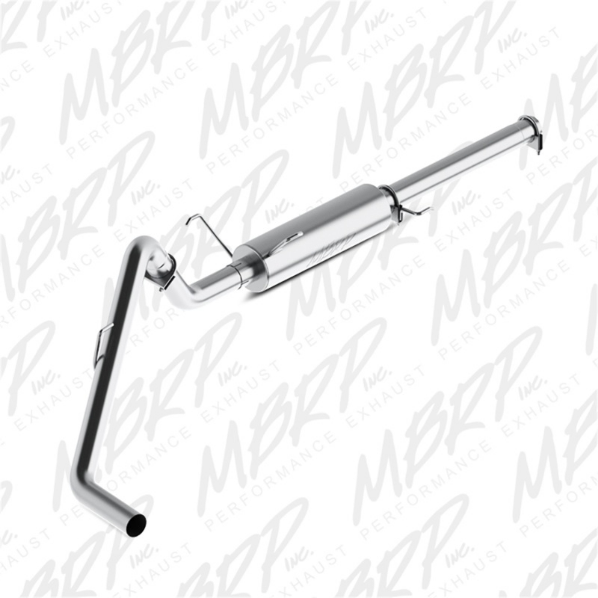 Picture of MBRP 2004-2005 Dodge Ram Hemi 1500 5-7L SC-CC-SB Cat Back Single Side AL P Series Exhaust