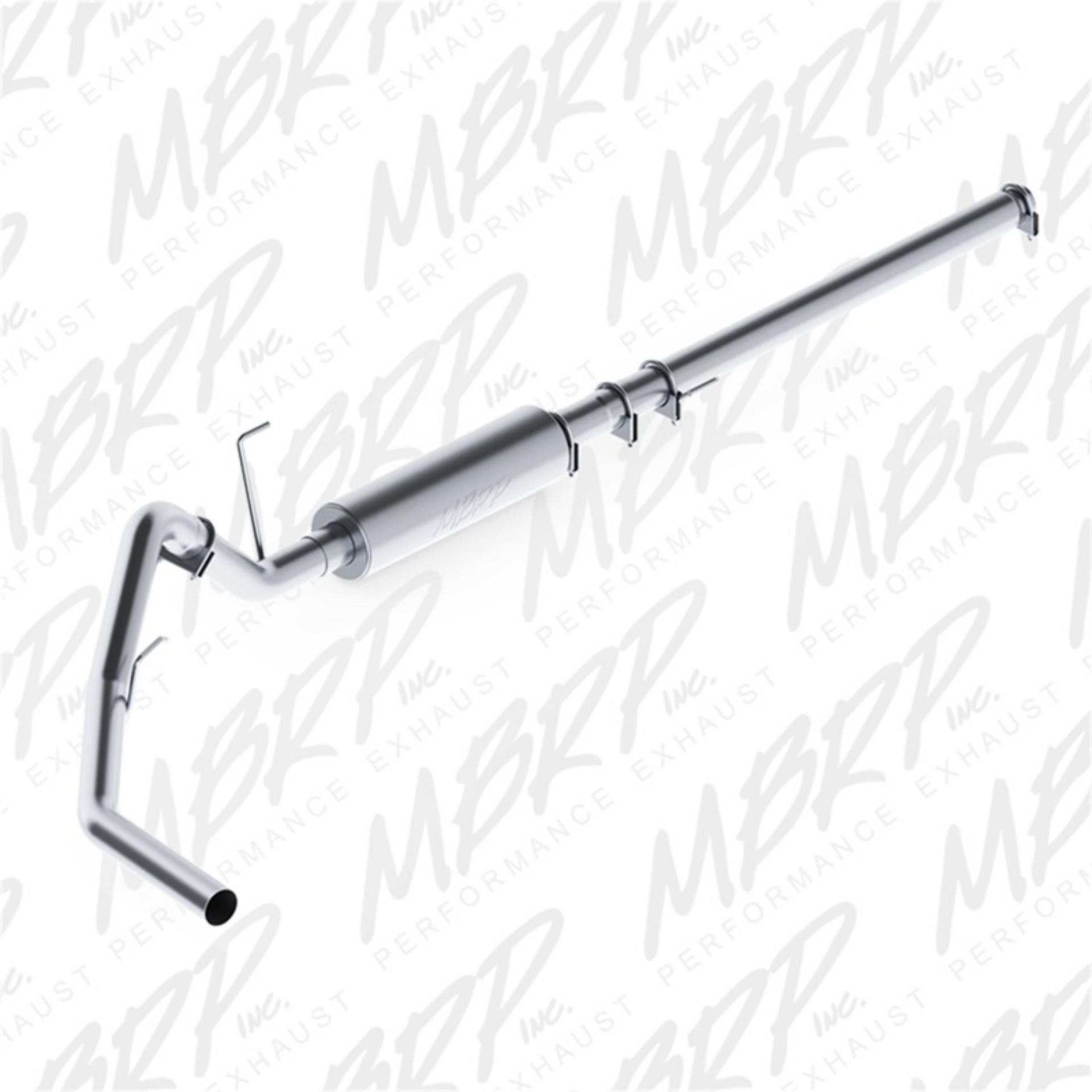 Picture of MBRP 2004-2008 Ford F150 EC-CC-SB 3in Cat Back Single Side AL P Series Exhaust