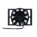 Picture of Mishimoto Universal 10in- Heavy-Duty Oil Cooler Fan Shroud - Micro Wrinkle Black