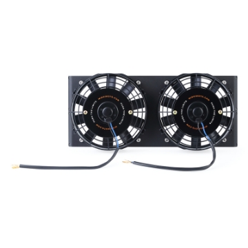 Picture of Mishimoto Universal 17in- Heavy-Duty Oil Cooler Fan Shroud - Micro Wrinkle Black