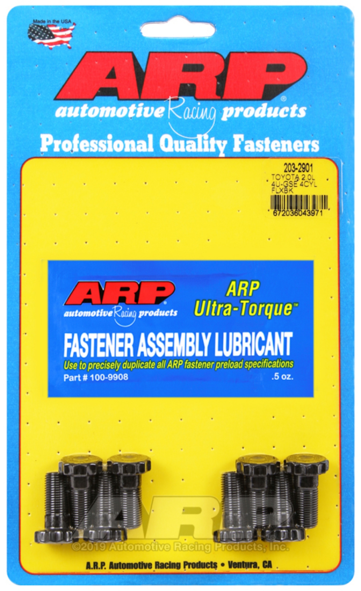 Picture of ARP Toyota 2-0L 4U-GSE Flexplate Bolt Kit