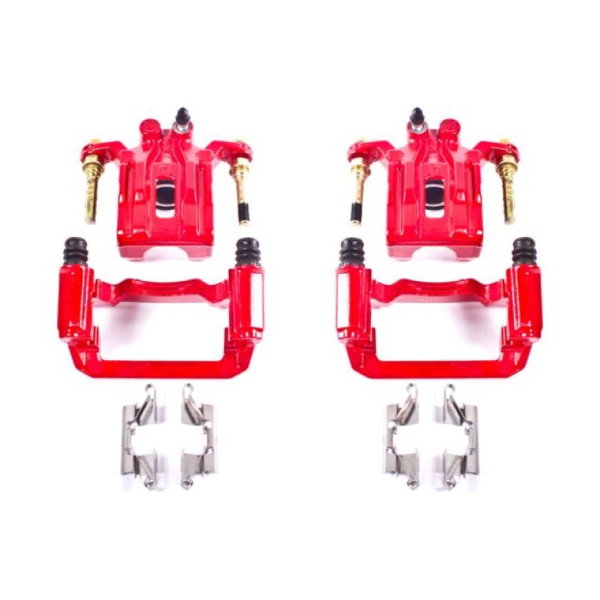 Picture of Power Stop 05-12 Nissan Pathfinder Rear Red Calipers w-Brackets - Pair