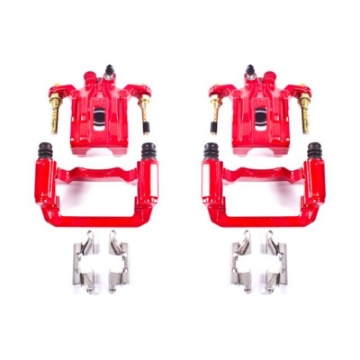 Picture of Power Stop 05-12 Nissan Pathfinder Rear Red Calipers w-Brackets - Pair