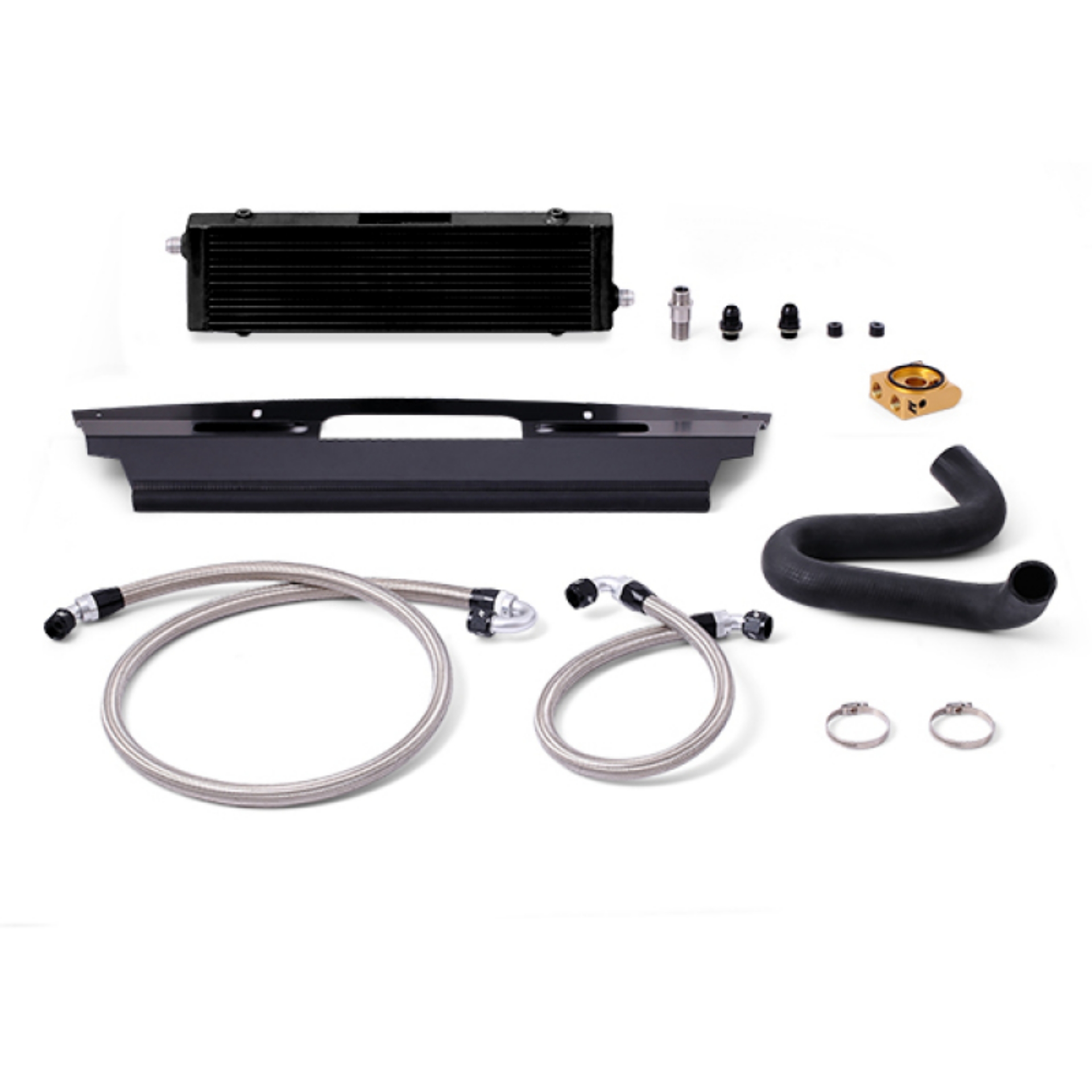Picture of Mishimoto 2015+ Ford Mustang GT Thermostatic Oil Cooler Kit - Black