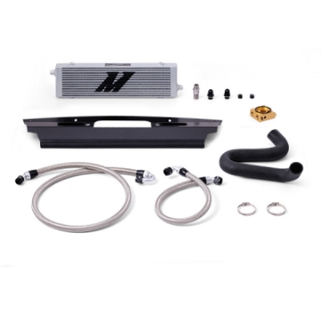 Picture of Mishimoto 2015+ Ford Mustang GT Thermostatic Oil Cooler Kit - Silver