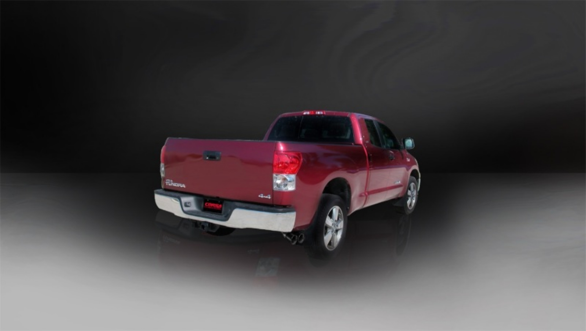 Picture of Corsa 07-08 Toyota Tundra Double Cab-Crew Max 5-7L V8 Sport C-B Single Side Exit Dual Black Tips Exh