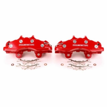 Picture of Power Stop 06-13 Chevrolet Corvette Front Red Calipers - Pair