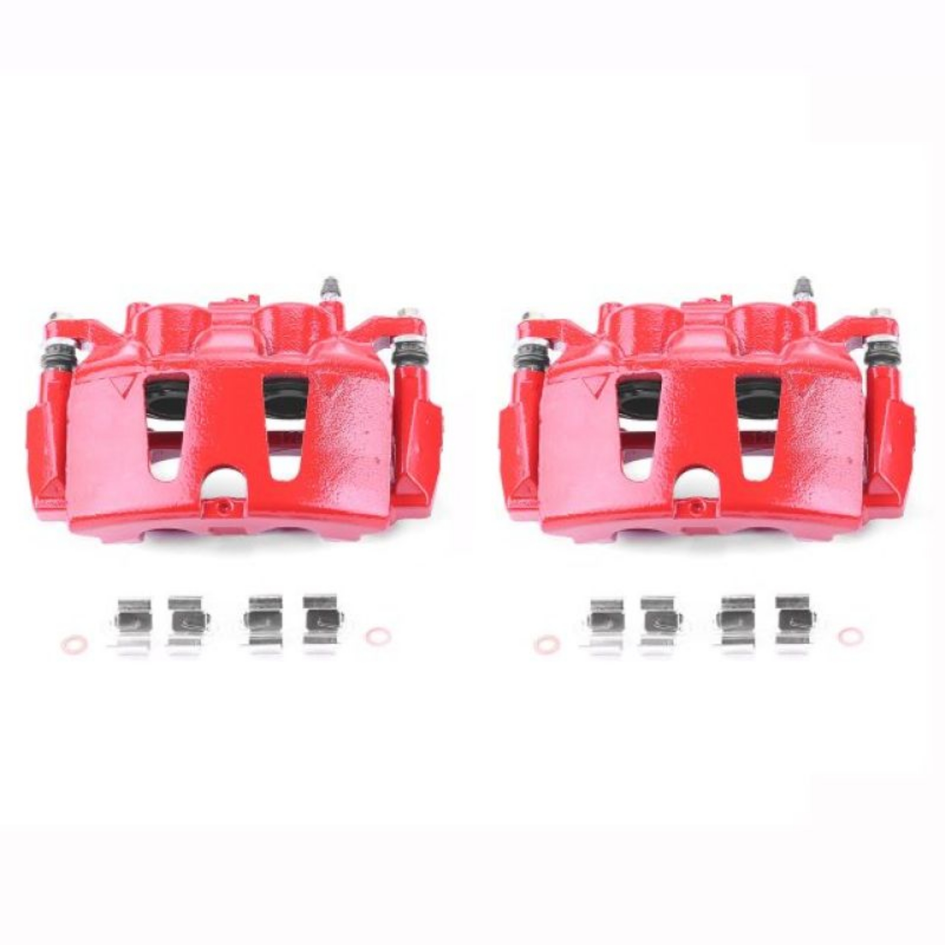 Picture of Power Stop 2017 Chrysler Pacifica Front Red Calipers w-Brackets - Pair