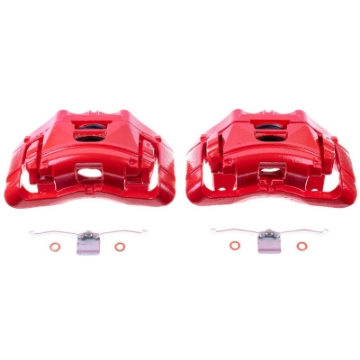 Picture of Power Stop 05-09 Audi A4 Front Red Calipers w-Brackets - Pair