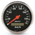 Picture of Autometer 3-1-8in Electric 0-190km-h Double Chrome Bezel Speedometer Gauge