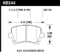 Picture of Hawk 06 Audi A6 Quattro Avant-06-09 A6 Quattro HT-10 Rear Brake Pads