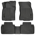 Picture of Husky Liners WeatherBeater 14 Nissan Rogue Front & Second Row Black Floor Liners
