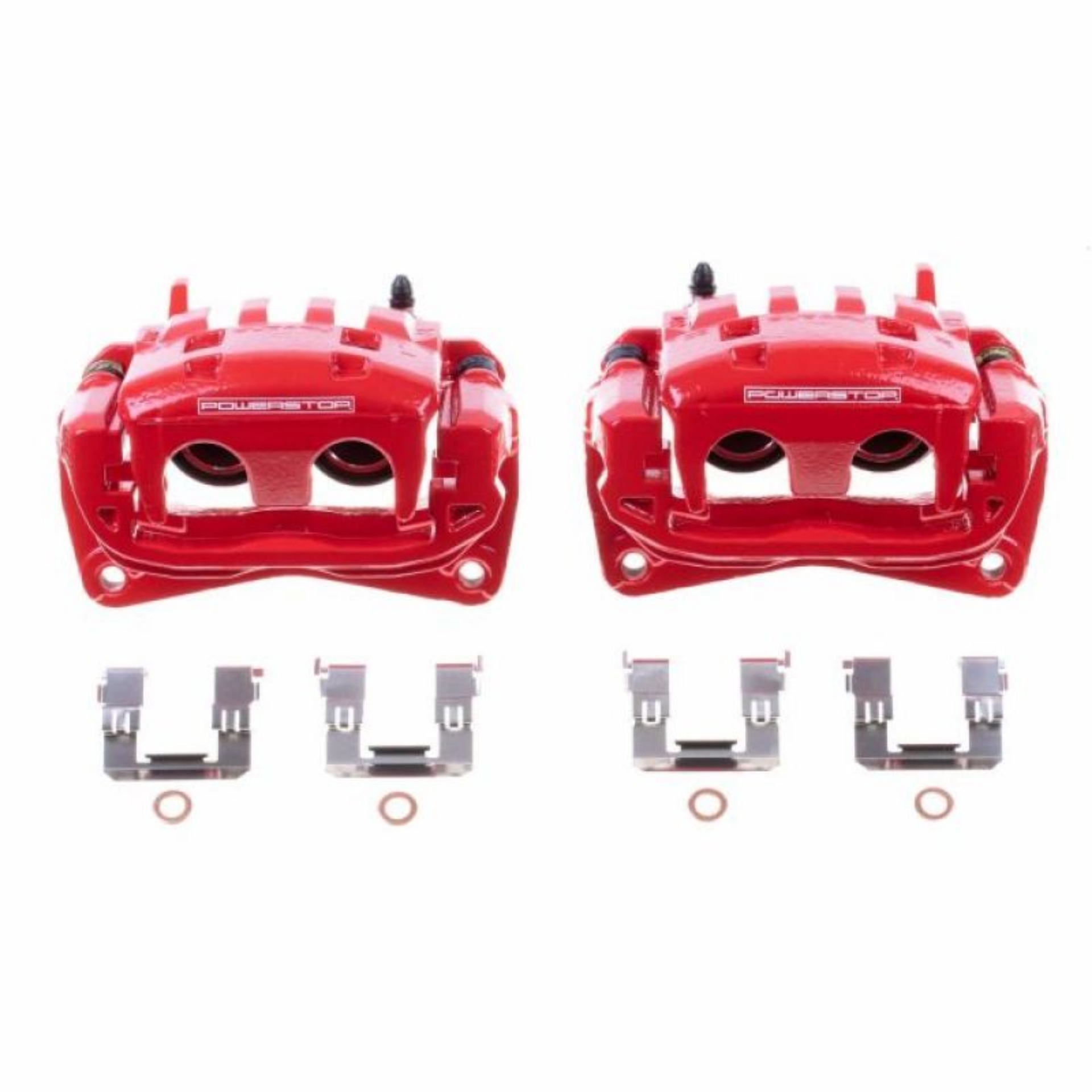 Picture of Power Stop 13-16 Scion FR-S Front Red Calipers w-Brackets - Pair