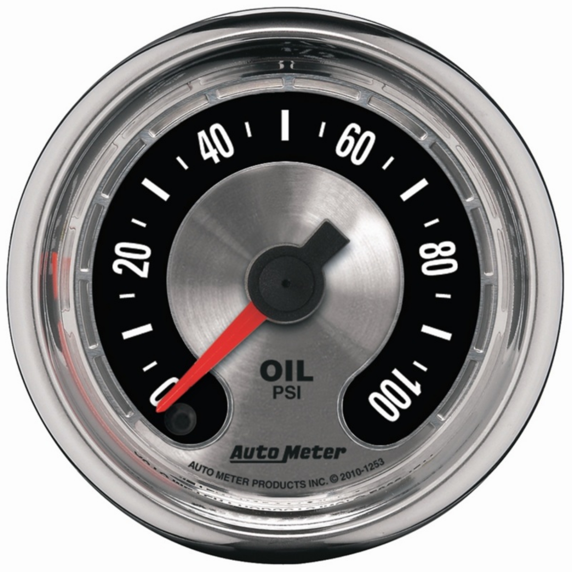 Picture of Autometer American Muscle 52mm Full Sweep Electric 0-100 PSI Oil Pressure Gauge