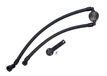 Picture of J&L 2021-2024 Ram TRX 6-2L Supercharged Passenger Side Oil Separator 3-0 - Black Anodized