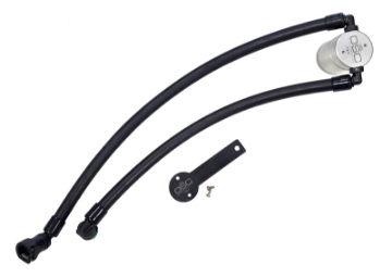 Picture of J&L 2021-2024 Ram TRX 6-2L Supercharged Passenger Side Oil Separator 3-0 - Clear Anodized