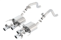 Picture of Borla 14-15 Chevy Corvette C7 6-2L RWD w-AFM &NPP S-Type Dual Round Rolled Center Rear Exit Exhaust