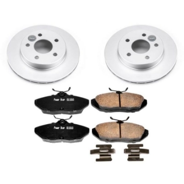 Picture of Power Stop 93-97 Ford Thunderbird Rear Z17 Evolution Geomet Coated Brake Kit