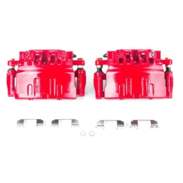 Picture of Power Stop 03-07 Cadillac CTS Front Red Calipers w-Brackets - Pair