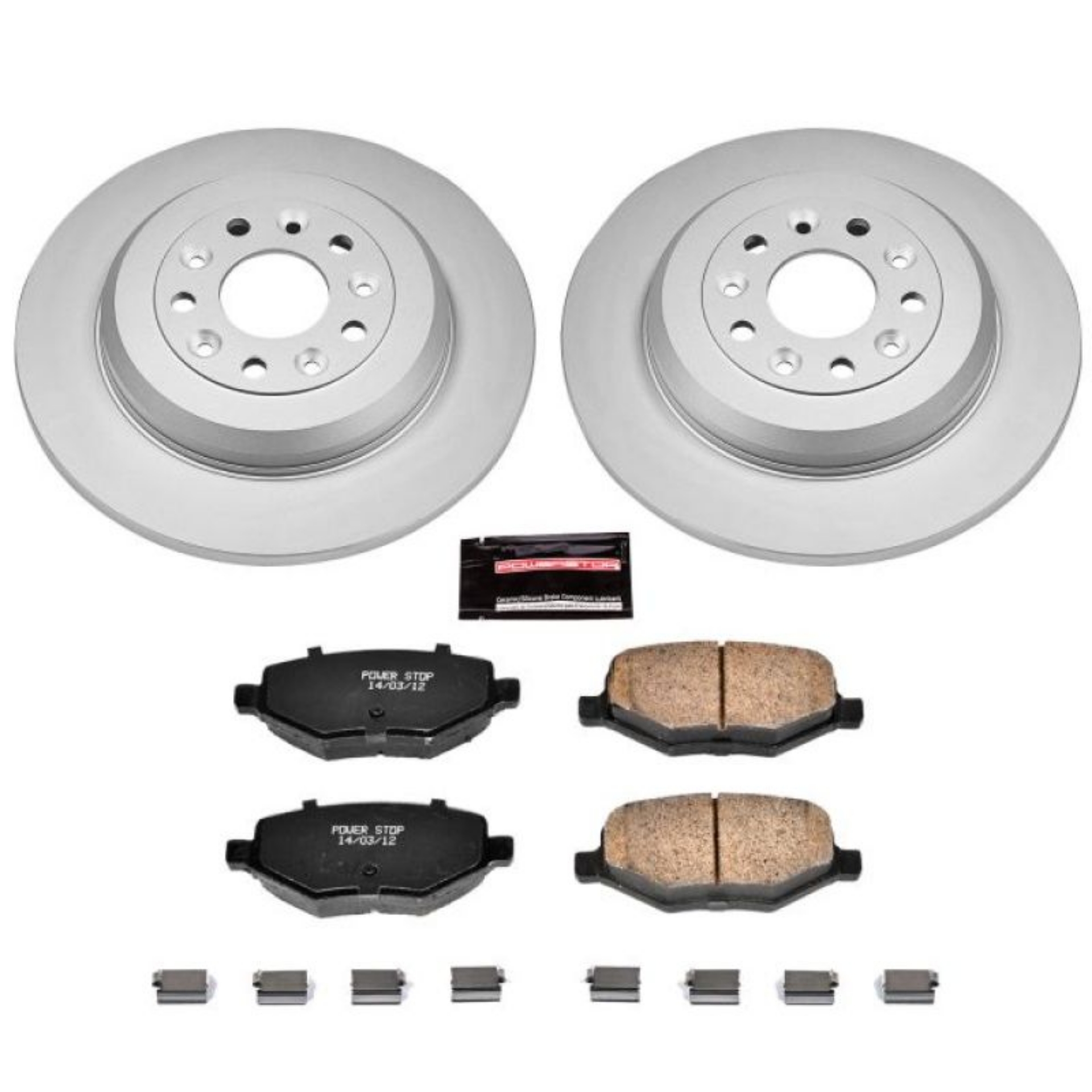 Picture of Power Stop 11-15 Ford Edge Rear Z17 Evolution Geomet Coated Brake Kit