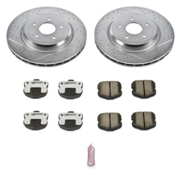 Picture of Power Stop 06-13 Chevrolet Corvette Rear Z26 Street Warrior Brake Kit