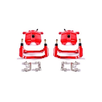 Picture of Power Stop 01-03 Acura CL Front Red Calipers w-Brackets - Pair