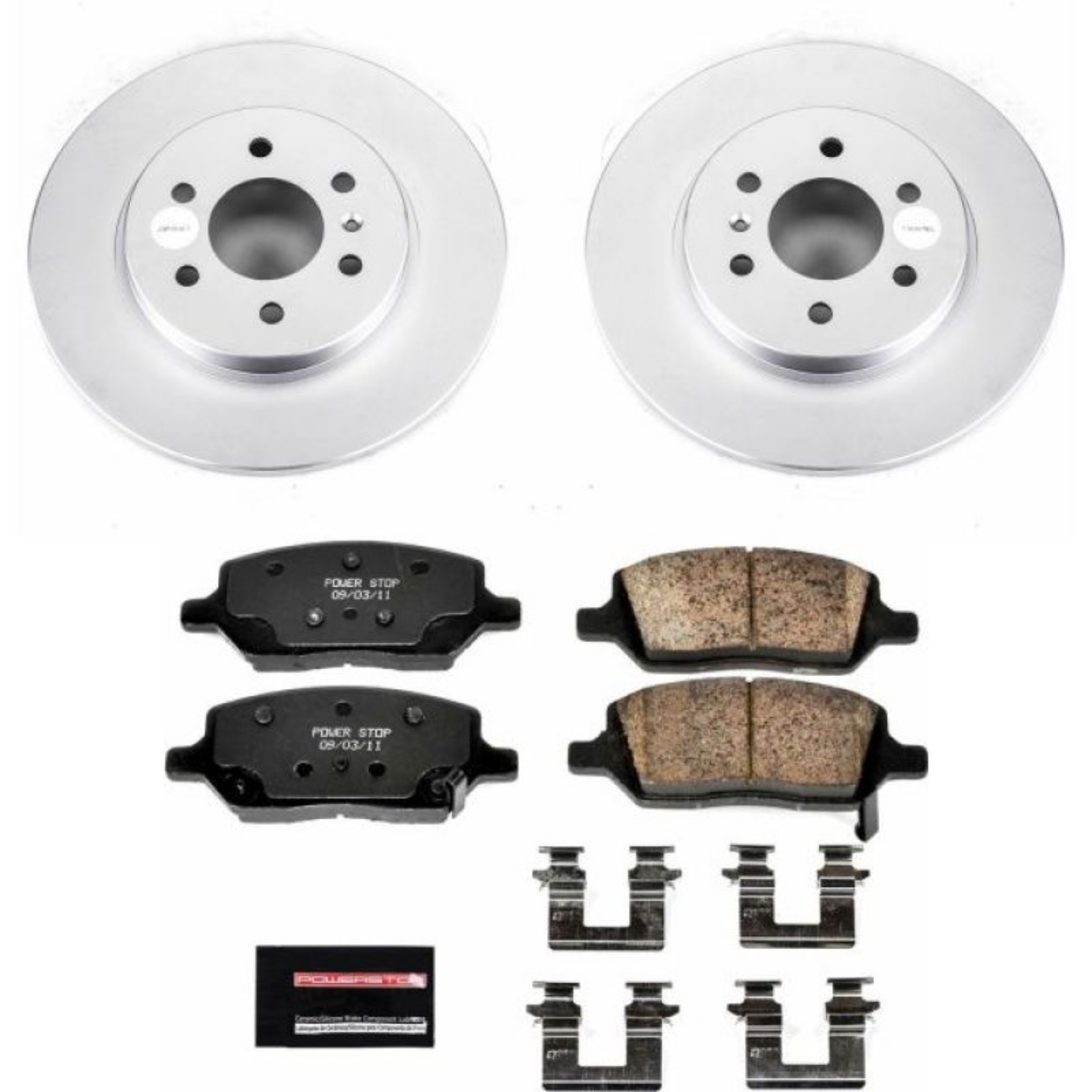 Picture of Power Stop 06-07 Buick Terraza Rear Z17 Evolution Geomet Coated Brake Kit