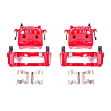 Picture of Power Stop 16-17 Subaru Crosstrek Front Red Calipers w-Brackets - Pair