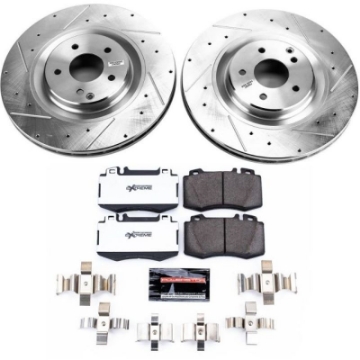 Picture of Power Stop 03-06 Mercedes-Benz CLK500 Front Z26 Street Warrior Brake Kit