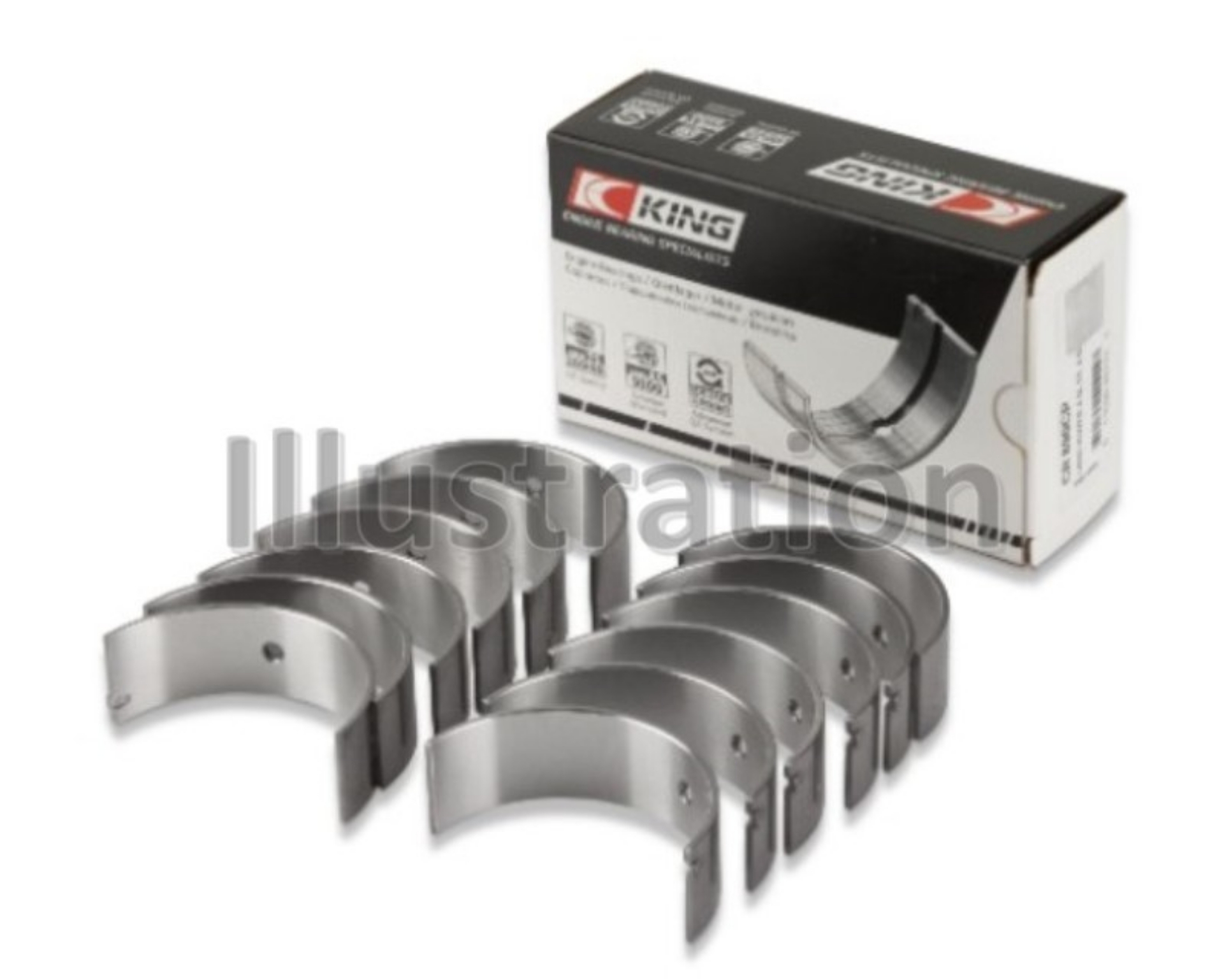 Picture of King Engine Bearings Toyota 3VZE Size 1-0 Connecting Rod Bearing Set