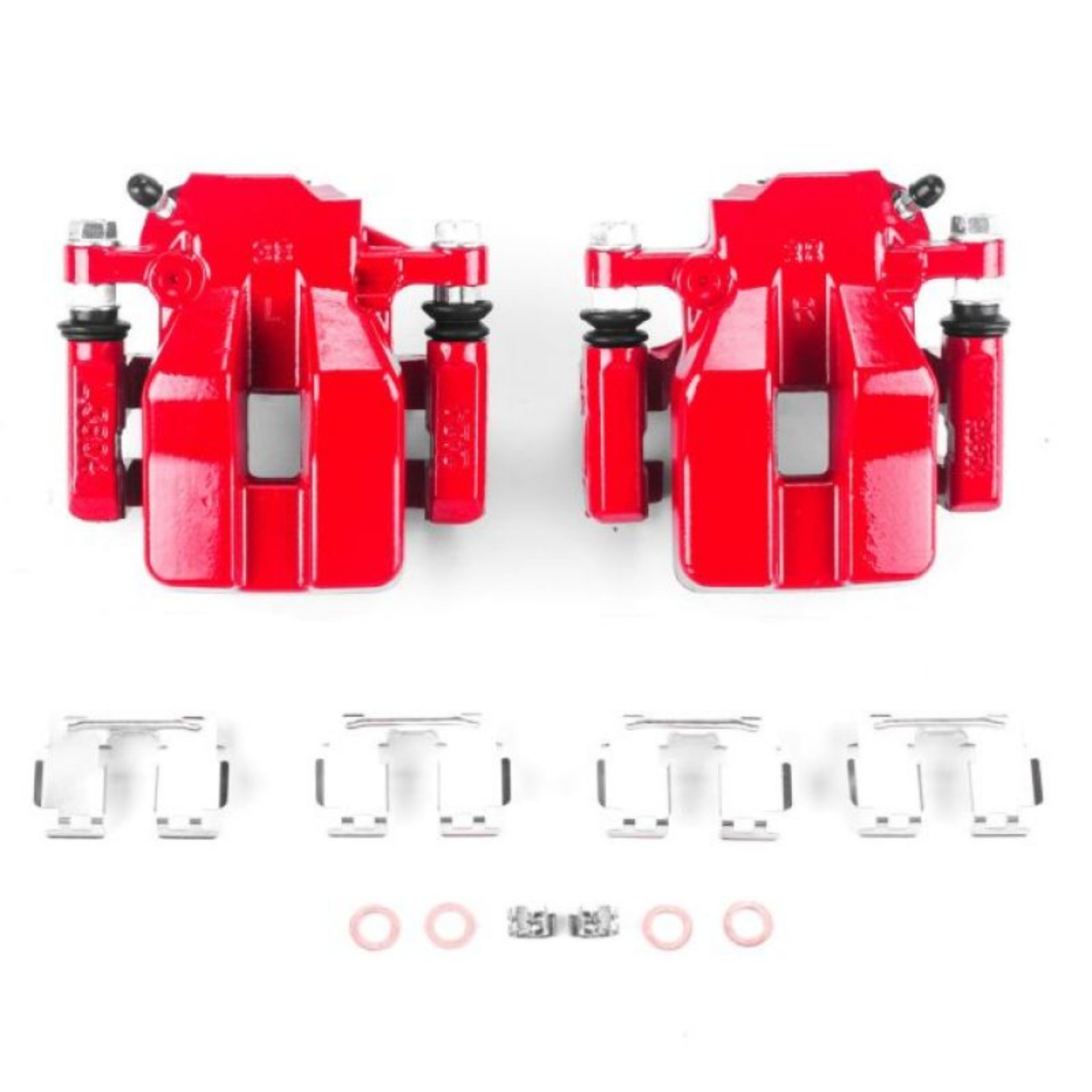 Picture of Power Stop 12-18 Toyota RAV4 Rear Red Calipers w-Brackets - Pair