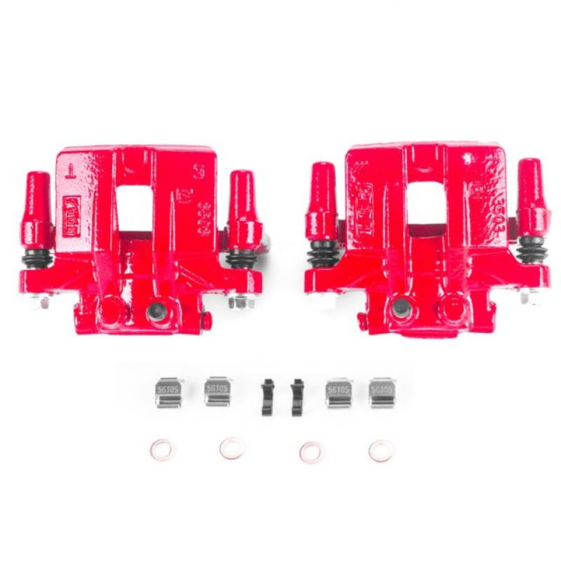 Picture of Power Stop 12-14 Chrysler 200 Rear Red Calipers w-Brackets - Pair